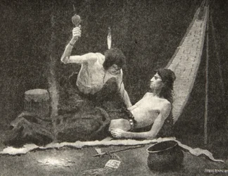 I can blow you strong, my brother, I can heal you, Hiawatha!, from The Song of Hiawatha by Henry Wadsworth Longfellow, published by George G. Harrap and Company Ltd., 1911